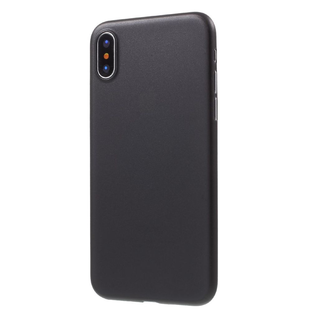 Ultra Ohut Muovinen Kuori iPhone X/XS 5,8 cm – Musta