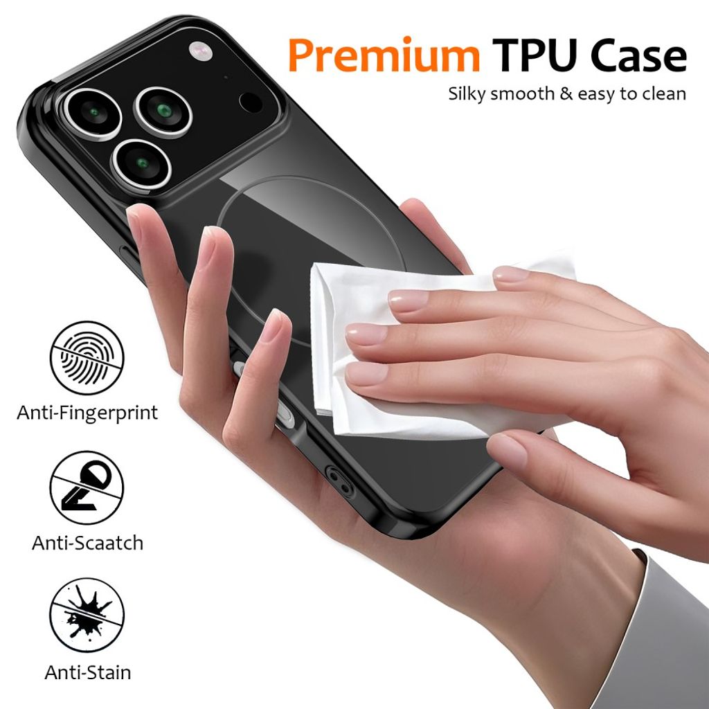 iPhone 17 Pro Max Case with Carrying strap - Black