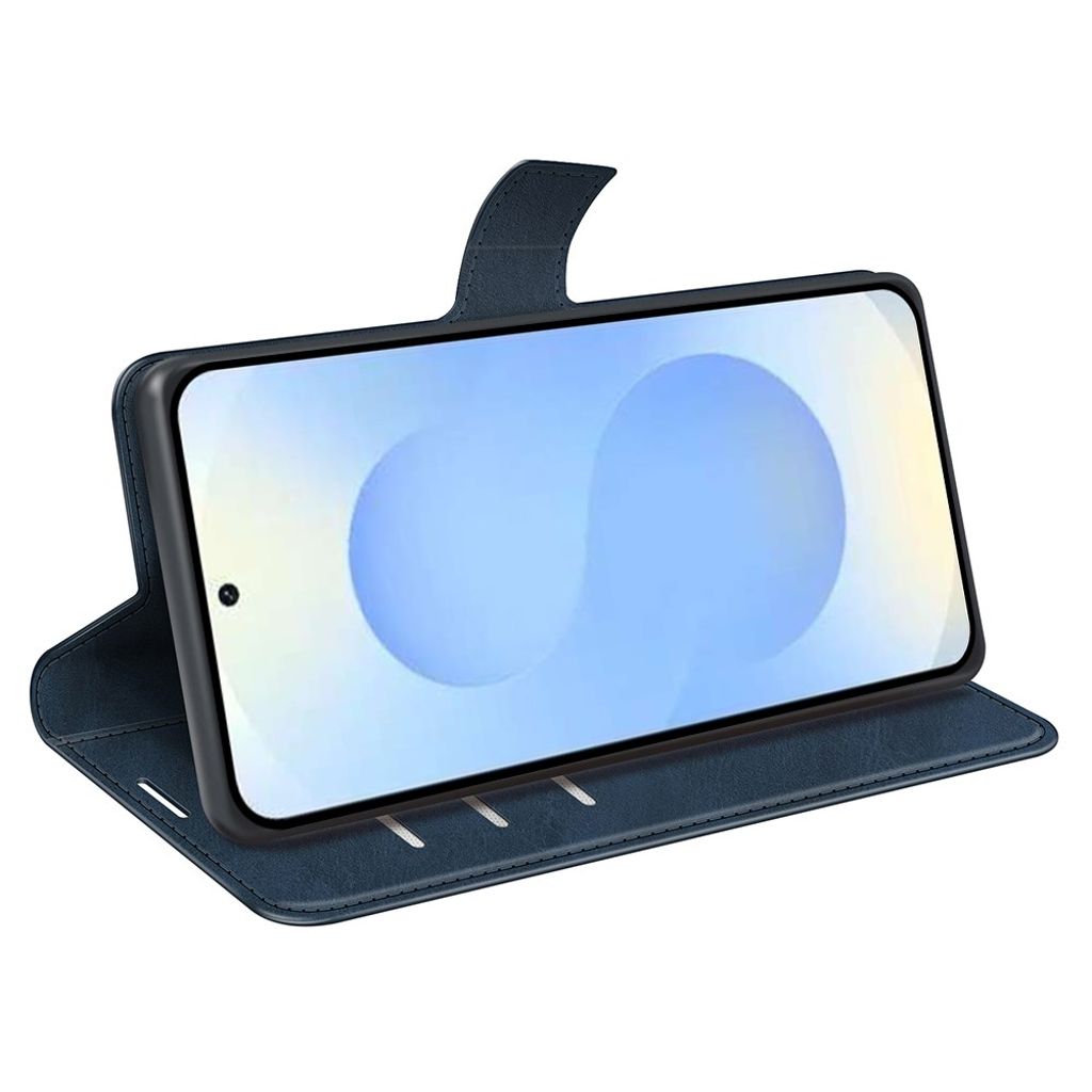 Samsung Galaxy S26 Plus Lommeboketui Stativ - Blå