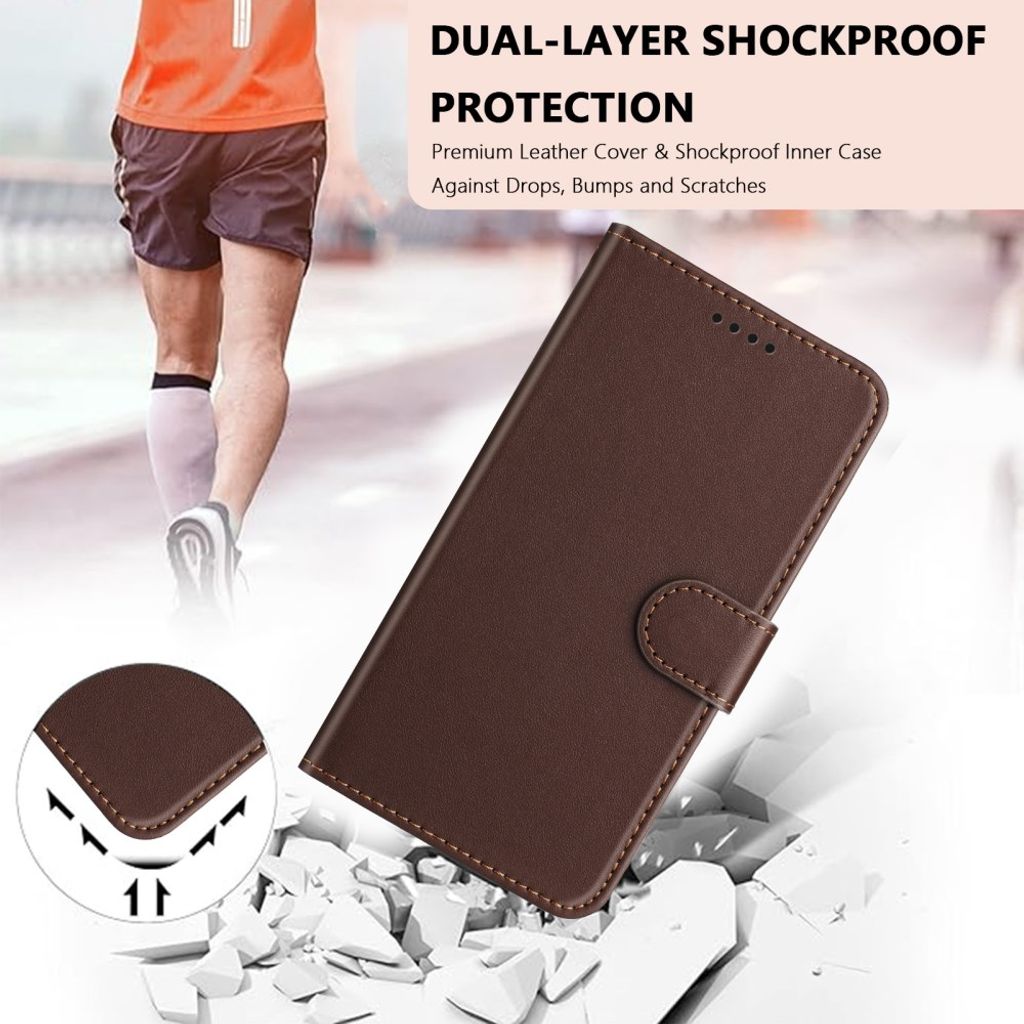 iPhone 18 Pro Max/17 Pro Max Lommebok-deksel – Brun