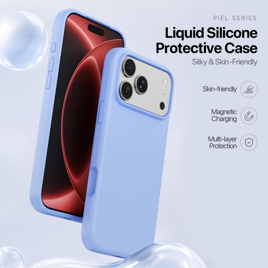 DUX DUCIS iPhone 18 Pro/17 Pro Skal i Silikon - Ljusblå