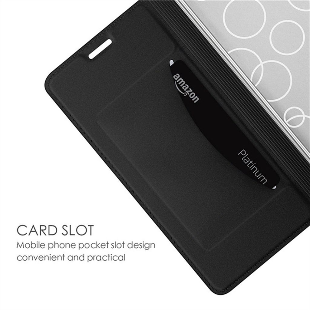 Xiaomi Poco C85x 5G/Redmi A7 Pro Fodral Korthållare/Stativ - Svart