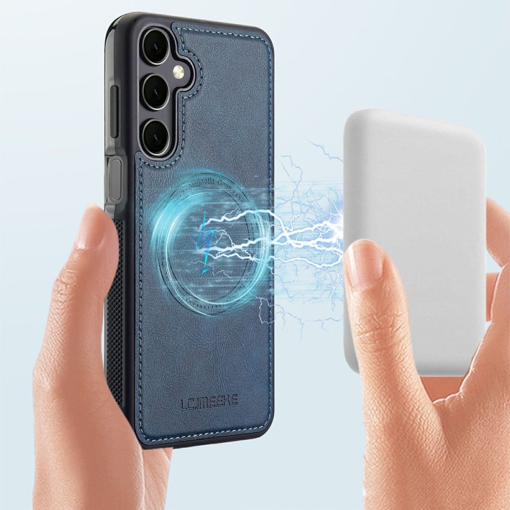 LC.IMEEKE Samsung Galaxy A37 5G MagSafe-kompatibelt deksel – Blå