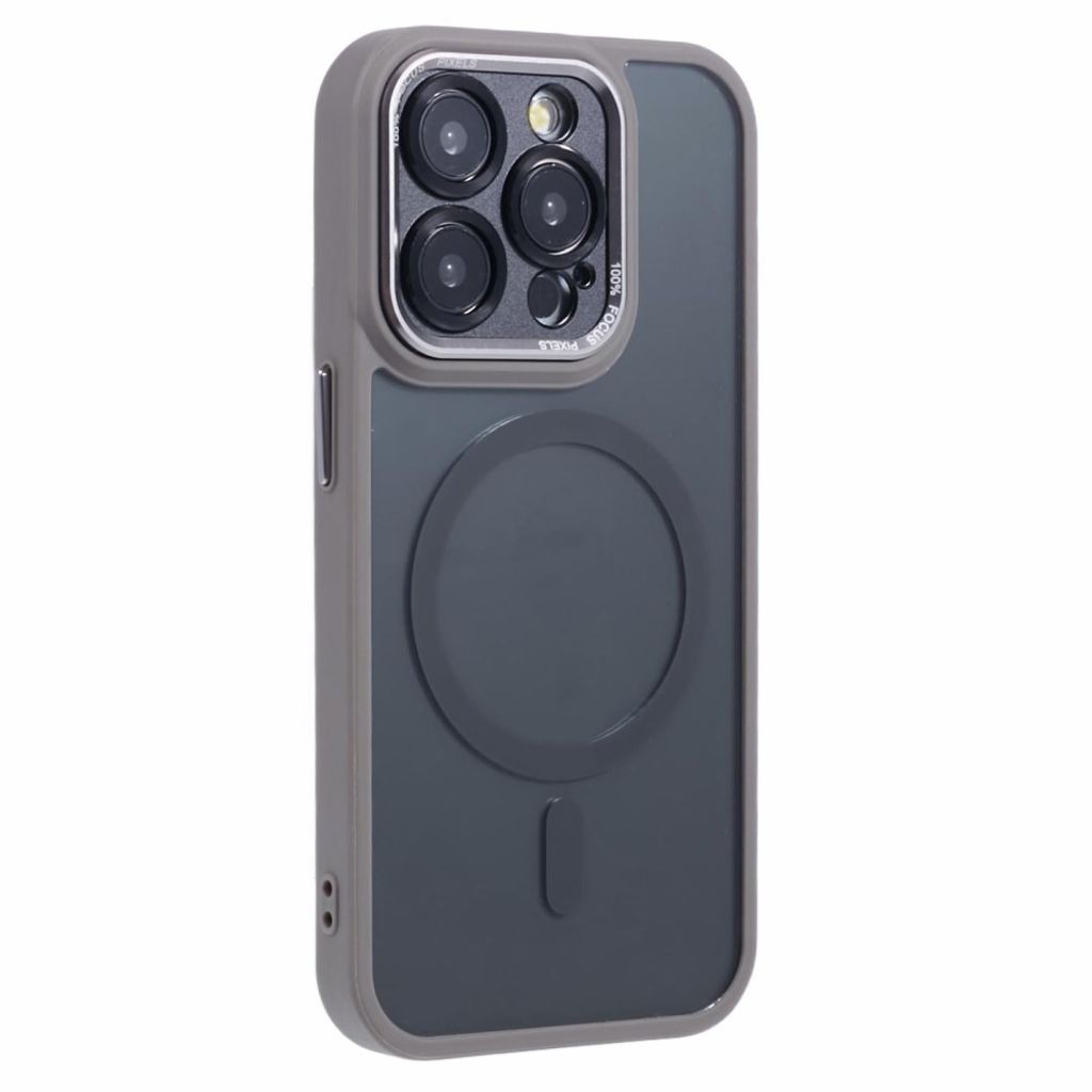 iPhone 13 Pro Max Kuori MagSafe-yhteensopiva - Harmaa