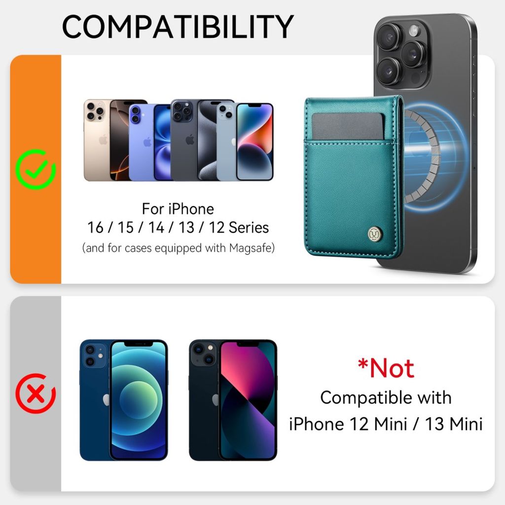 JEEHOOD iPhone 12 Pro Max Cover med MagSafe - Blå