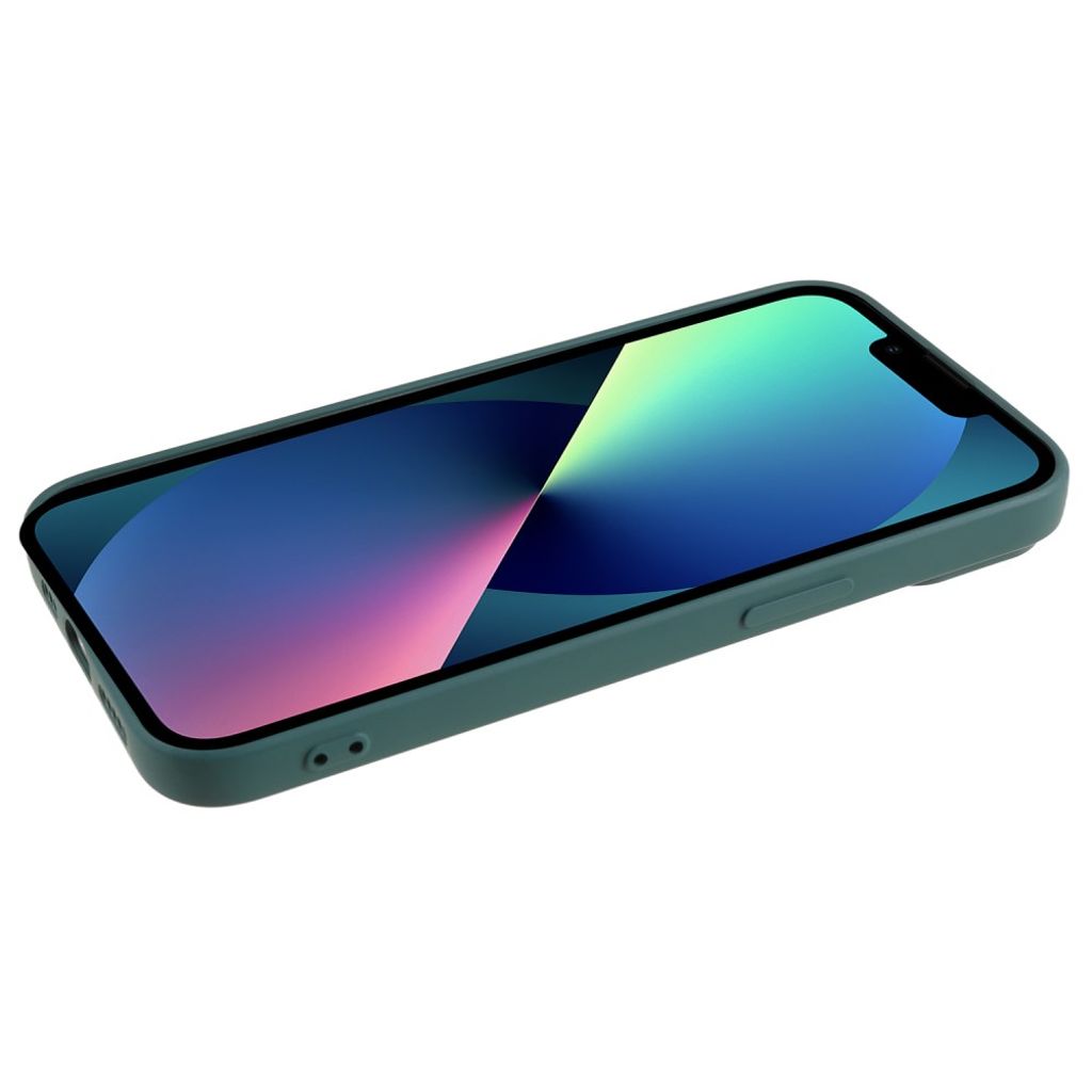 iPhone 13 mini TPU Kuori Kuituvuorilla – Armeijanvihreä