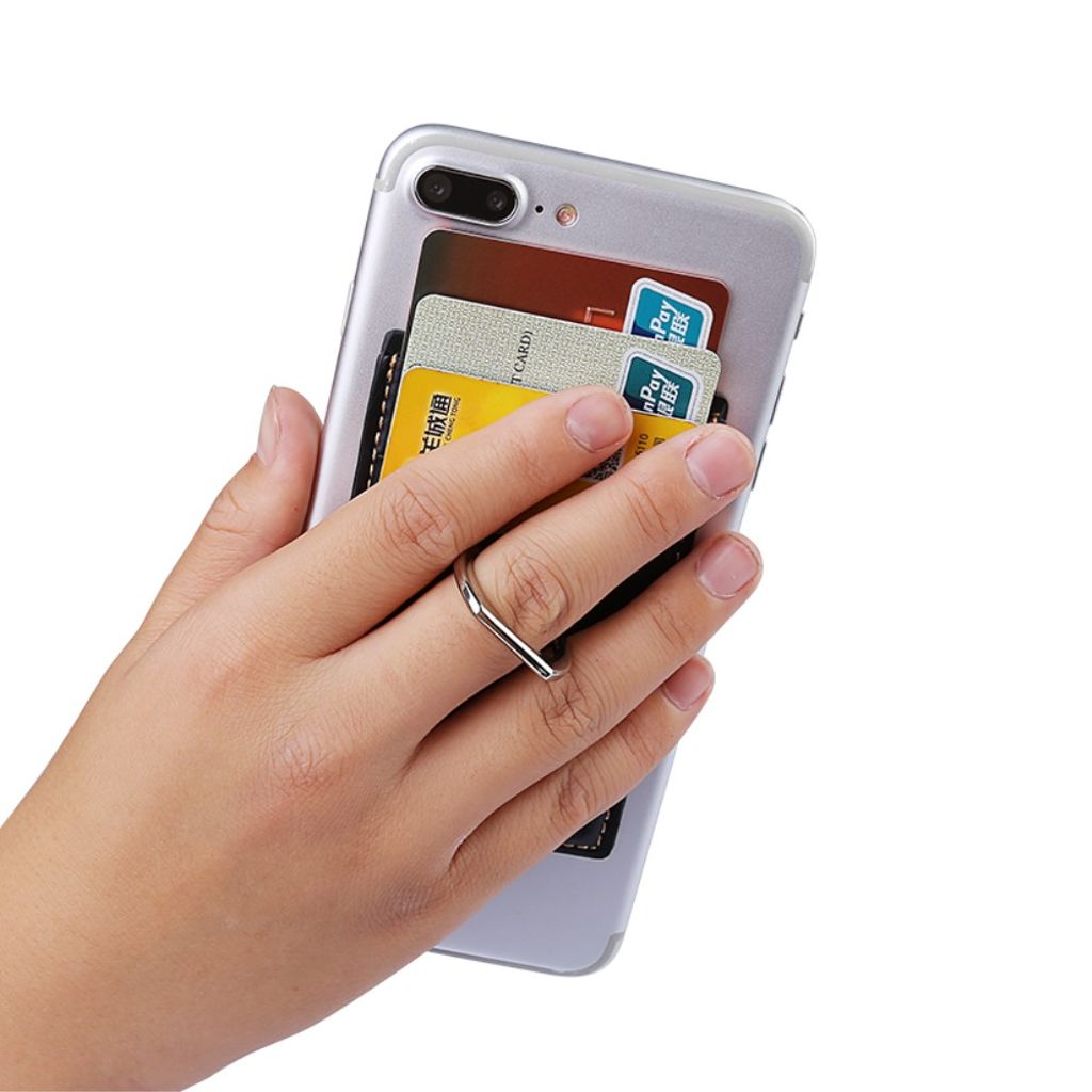 MRC03 Kortholder med Ringstativ for Mobil - Svart