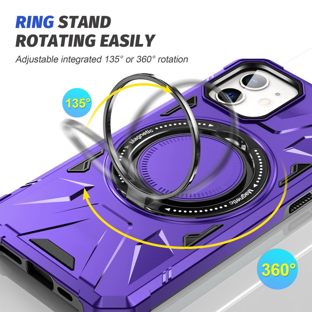 iPhone 11 Kuori Jalusta - Violetti