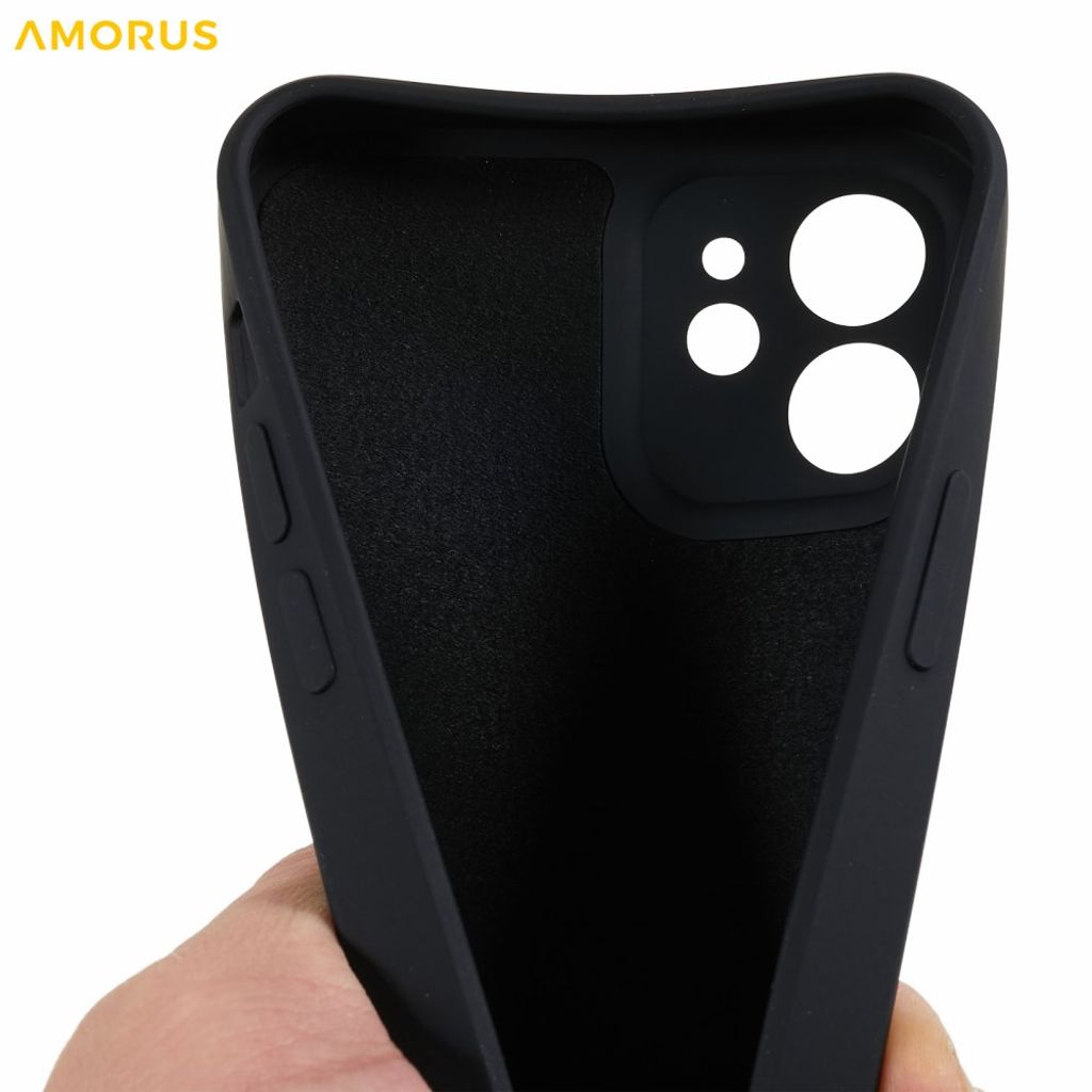 AMORUS iPhone 12 TPU Skal - Svart