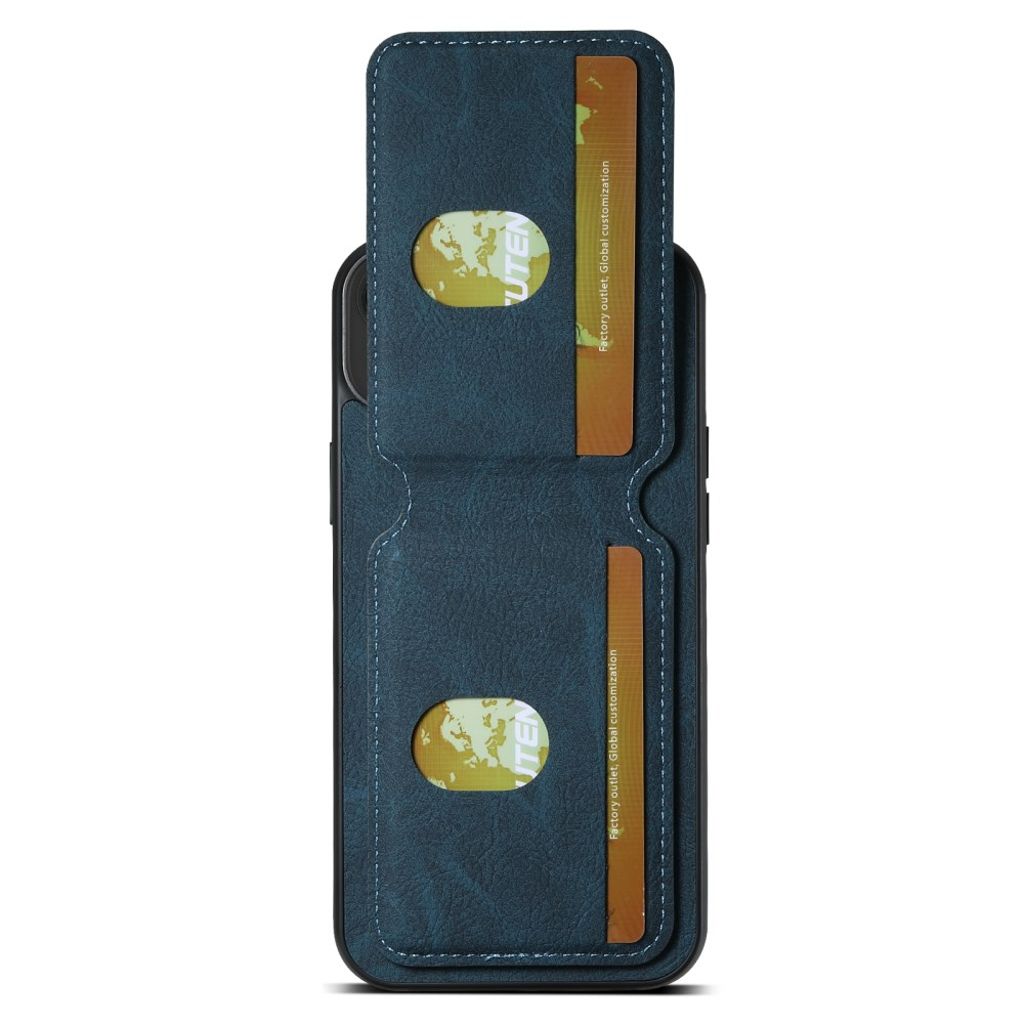 SUTENI iPhone 14 Lompakkokuori Kortin Haltijalla – Sininen