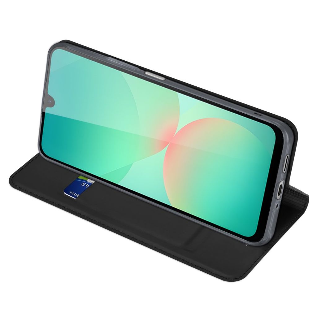 Dux Ducis Samsung Galaxy A27 5G Kotelo Korttipaikalla – Musta