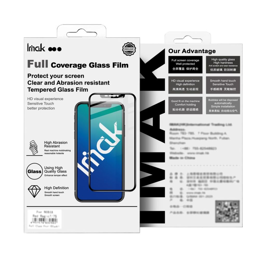 IMAK iPhone 18 Pro Max/17 Pro Max Näytönsuoja Karkaistu Lasi - Läpinäkyvä