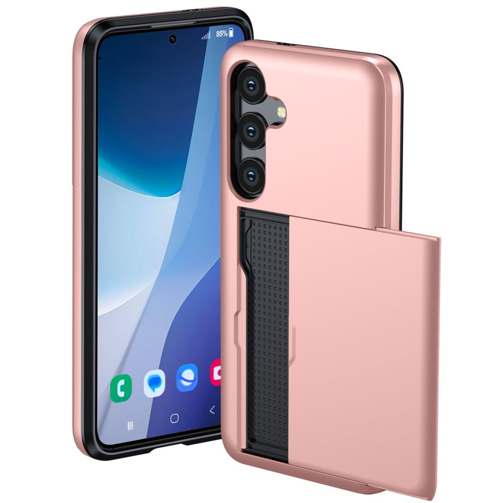 Samsung Galaxy S25 FE Skal med Kortfack - Grön