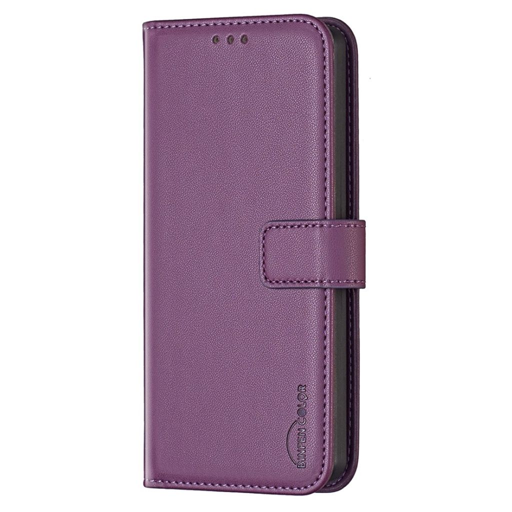 BINFEN COLOR iPhone 14 Pro Max Wallet Cover - Dark Purple