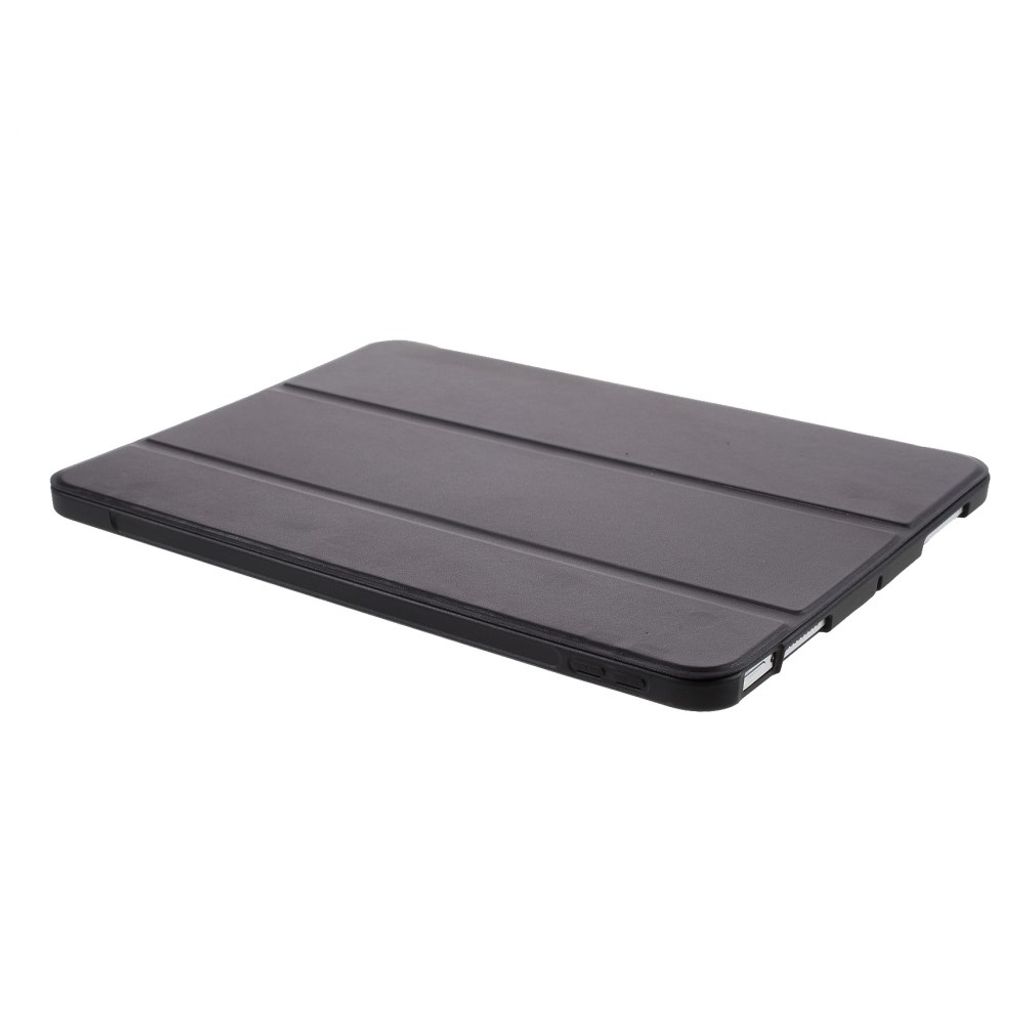 iPad Air 11"/10.9"/Pro 11" Tri-fold etui i silikon og PU-skinn - Svart