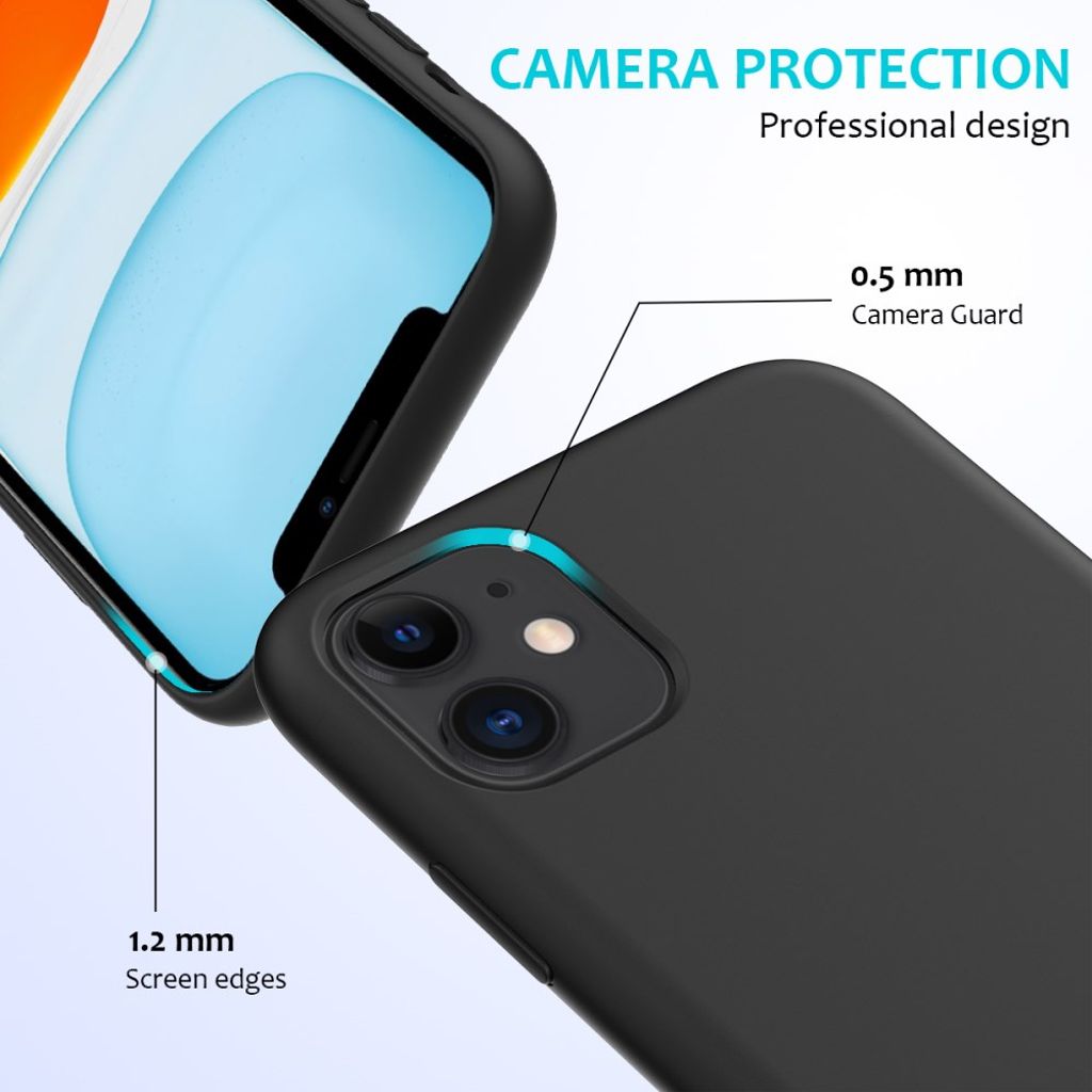 iPhone 11 Silikon Skal - Svart