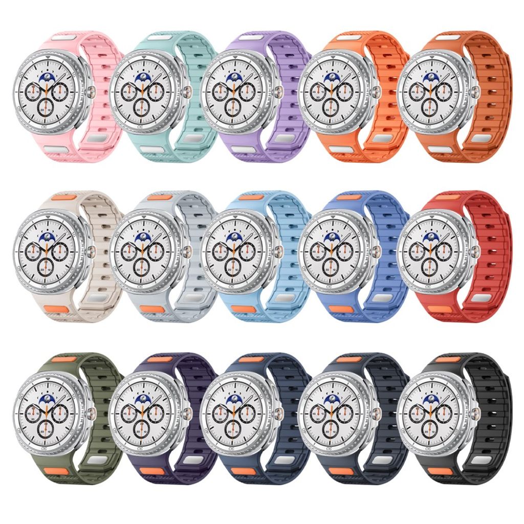 Samsung Galaxy Watch9/9 Classic/8/8 Classic Magnetisk silikon klokkerem - Sapphire