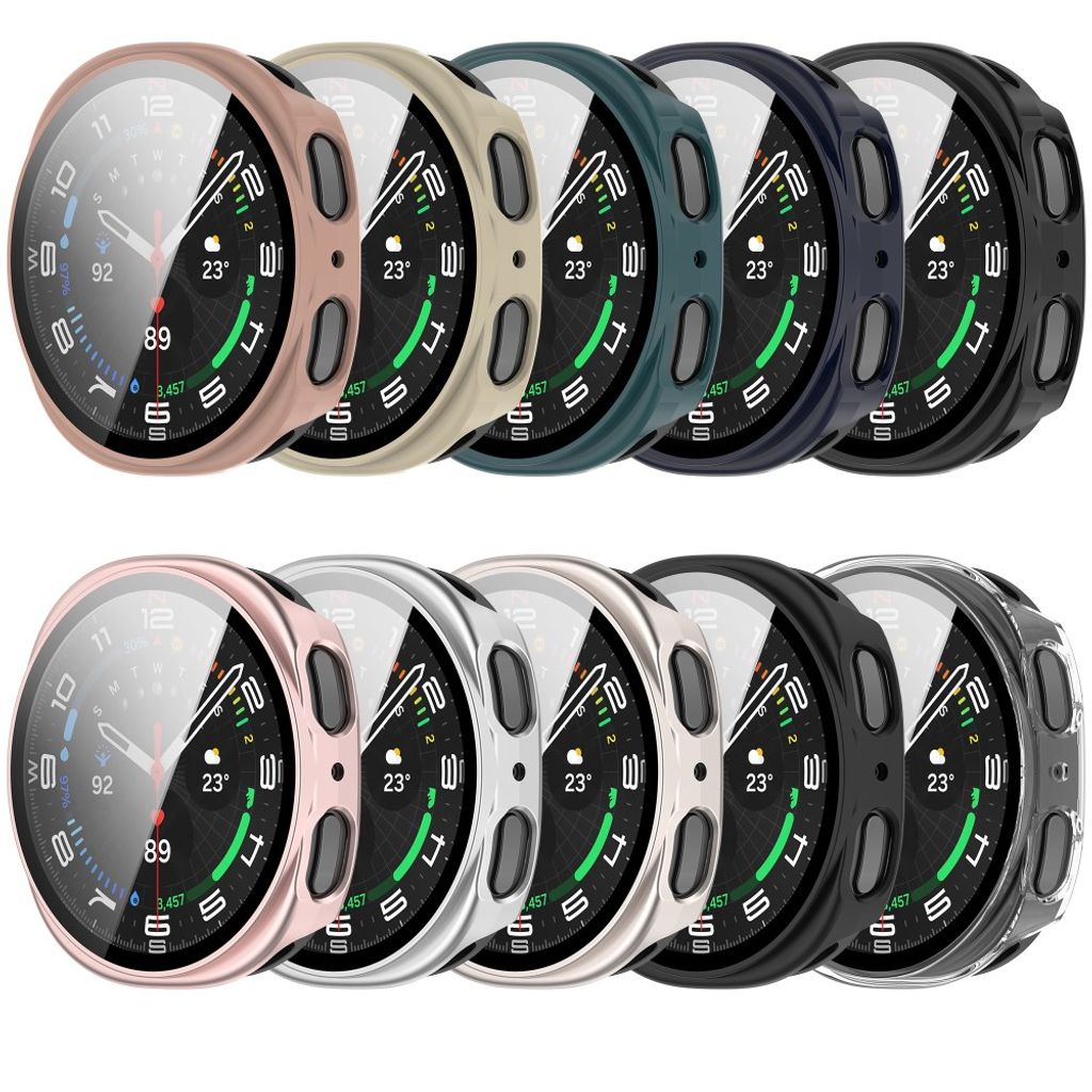 Samsung Galaxy Watch9 44mm Deksel med skjermbeskytter i glass - Grønn