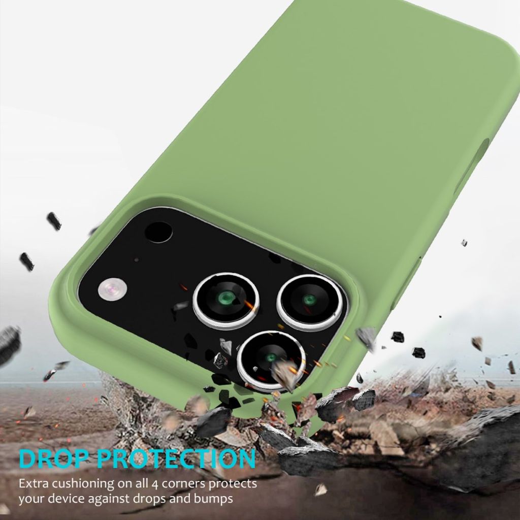 iPhone 17 Pro Max Silicone Phone Case - Green