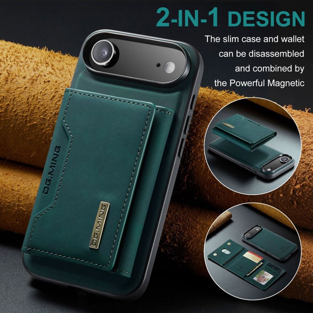 DG.MING iPhone Air Cover med Pung - Grøn