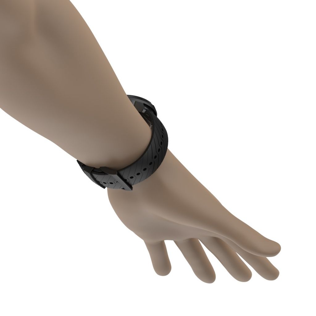 Suunto Spartan Sport/Suunto 9/Suunto D5 Klockarmband – Svart