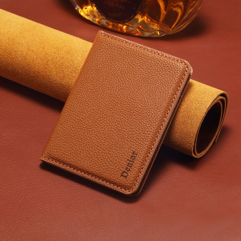 DENIOR MagSafe Wallet Magnetisk Kortholder for Mobiltelefon - Brun