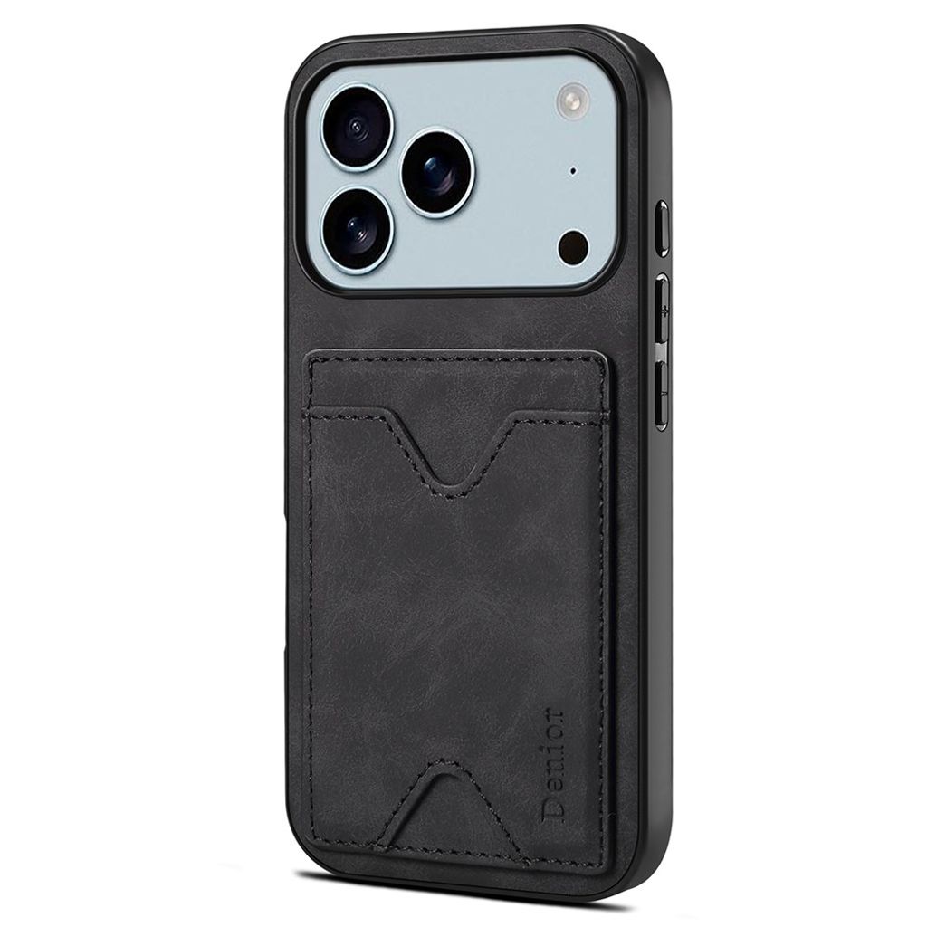 DENIOR iPhone 17 Pro Case with Stand - Black