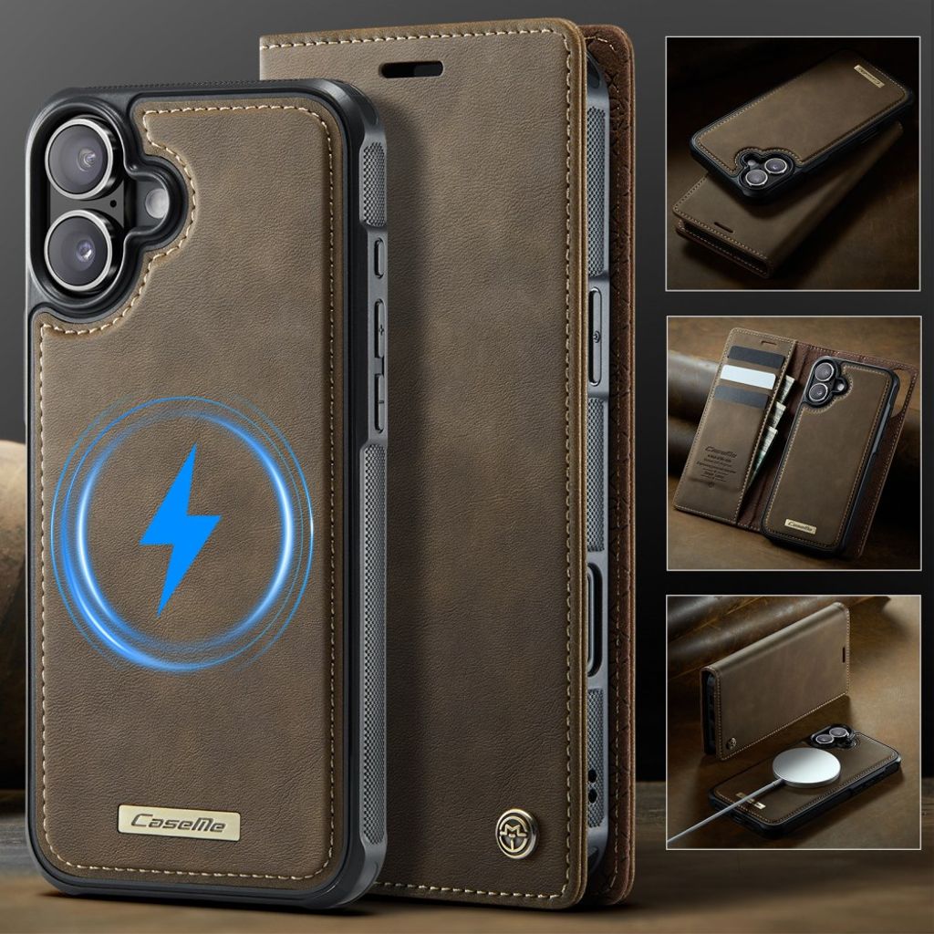 CASEME iPhone 17 Fodral med MagSafe - Brun
