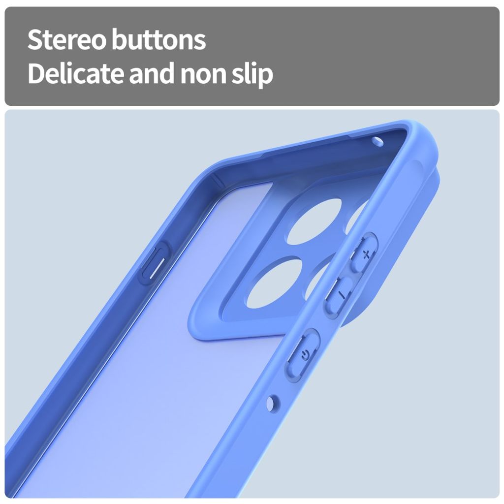 Motorola Edge 70 5G Skal Stötsäker PC/TPU – Ljusblå