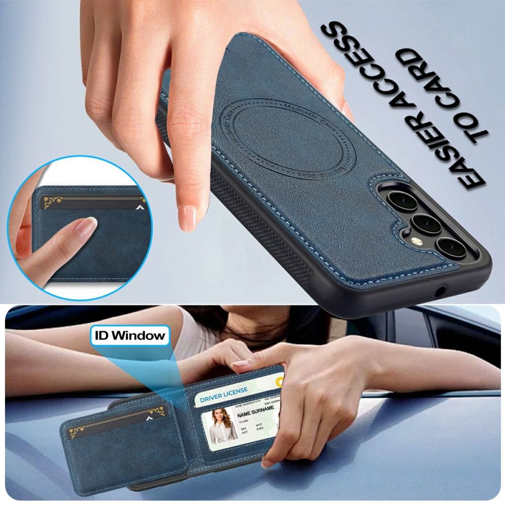 LC.IMEEKE Samsung Galaxy S25 FE Skal med MagSafe - Blå