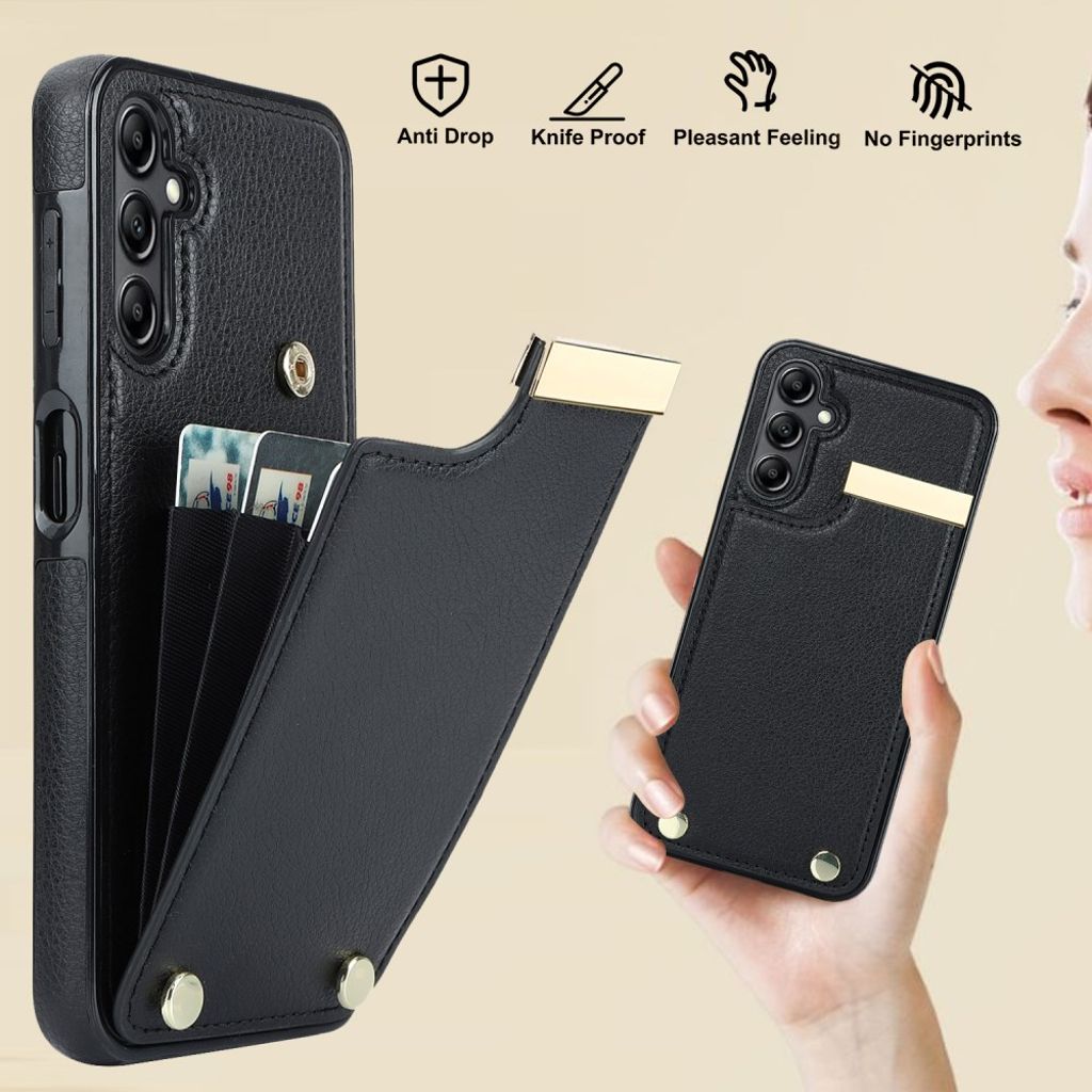 Samsung Galaxy S26 Plus Deksel med Kortholder – Svart