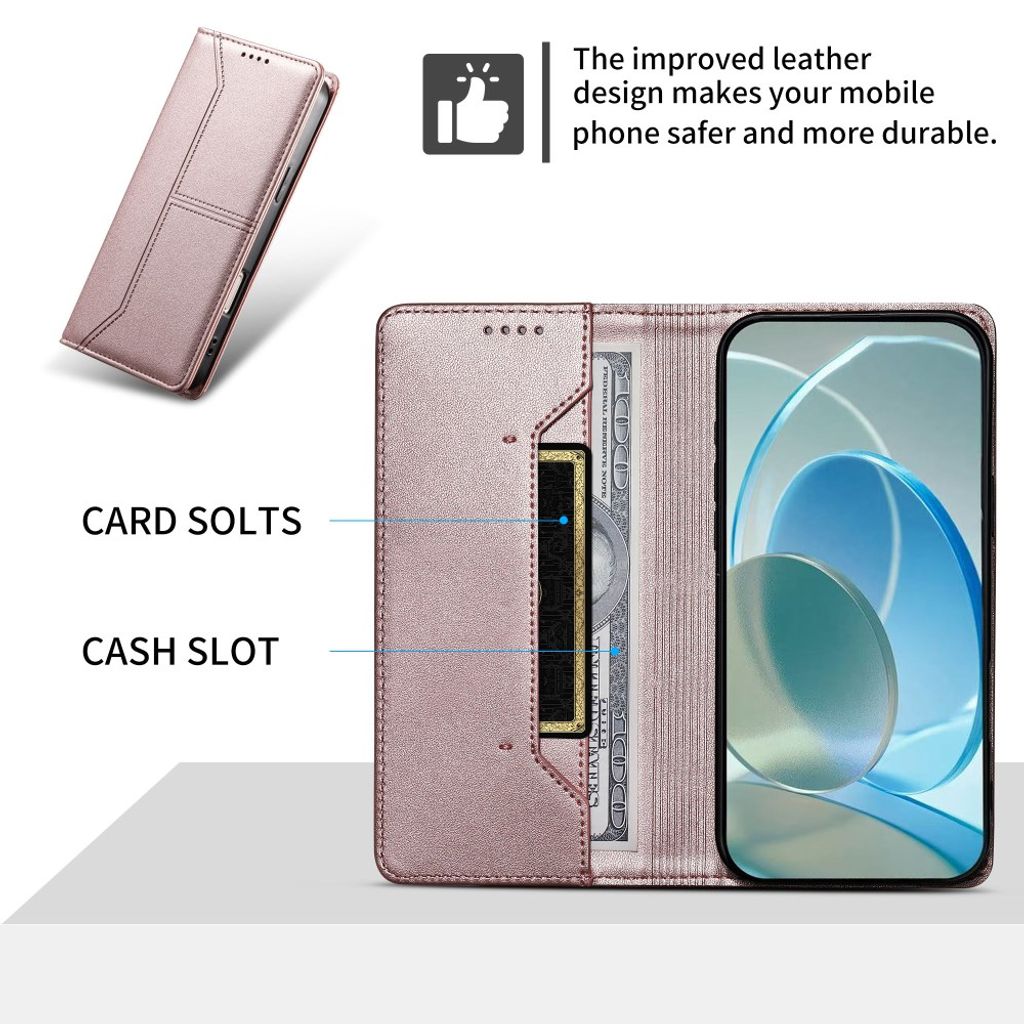 Xiaomi Poco C85x 5G/Redmi A7 Pro Plånboksfodral - Rosa