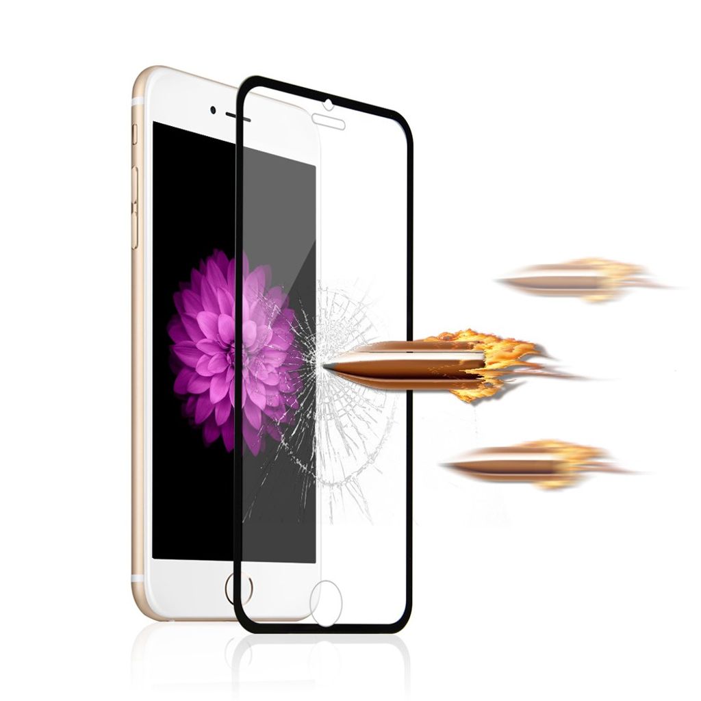 iPhone 6 / 6s Skärmskydd i Härdat Glas - Svart