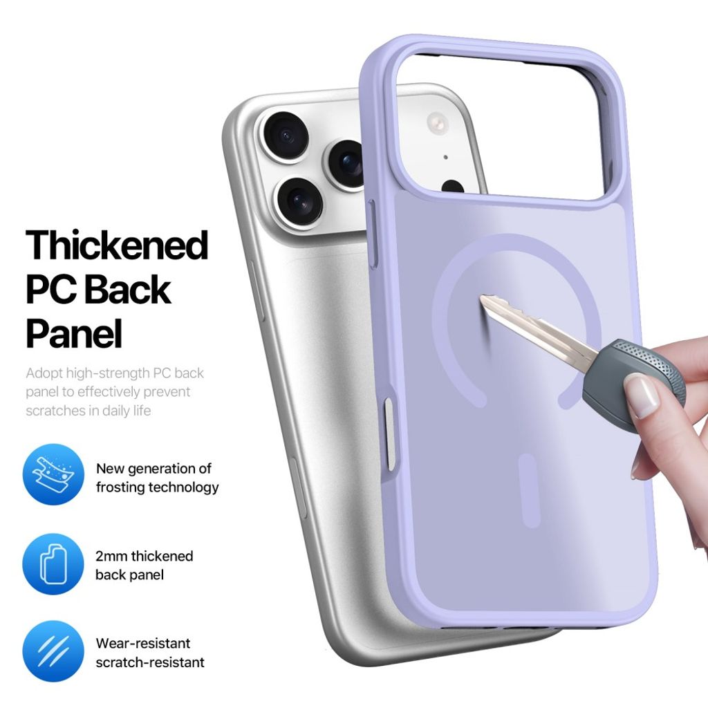 Dux Ducis iPhone 18 Pro Max/17 Pro Max MagSafe Kuori - Vaaleanvioletti