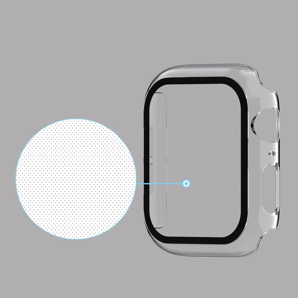 Apple Watch SE/SE (2022)/Serie 6/5/4 Cover med Skærmbeskyttelse – Gennemsigtig