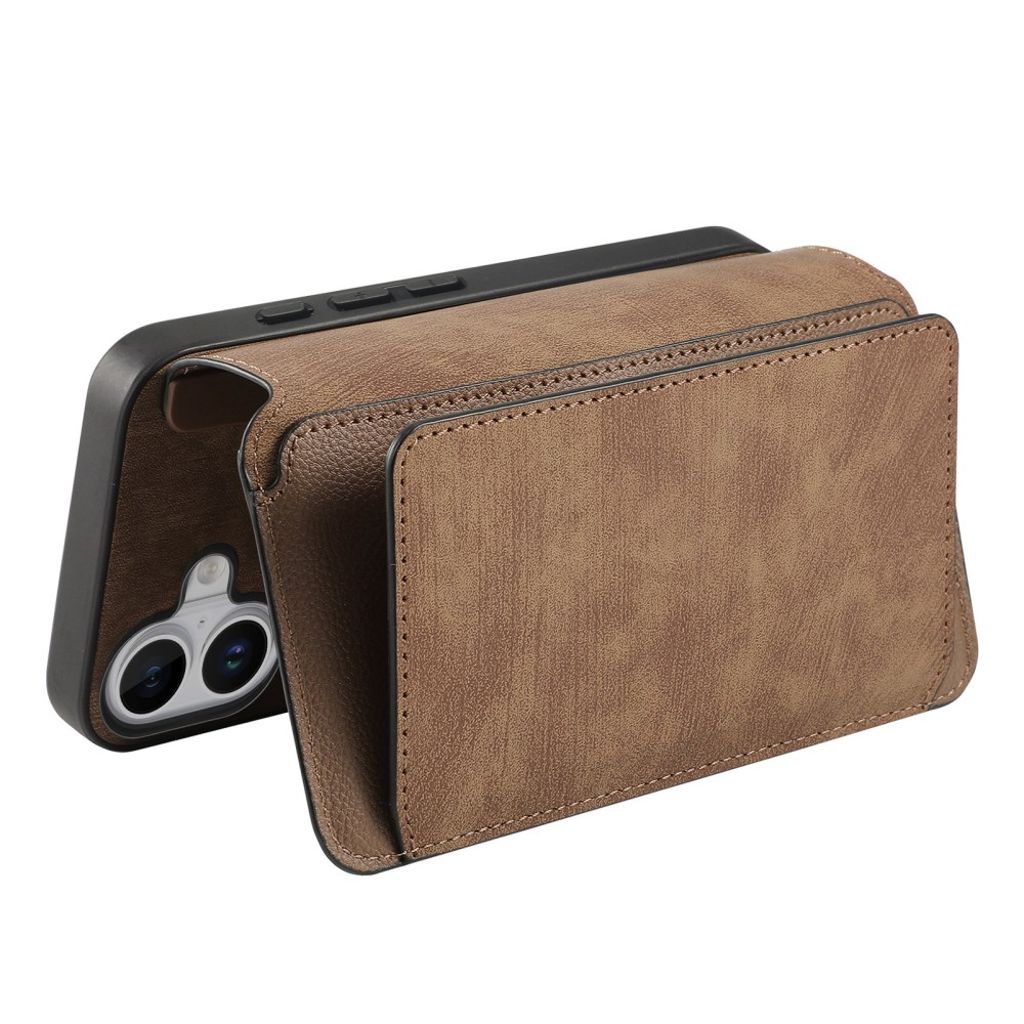 CASENEO iPhone 16 Plus Cover with Stand - Brown