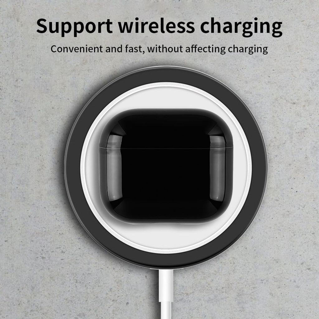 AirPods 4 Hörlurs Hårt Skal Electroplating - Silver