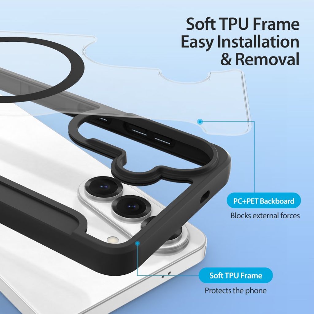 DUX DUCIS Samsung Galaxy S26 MagSafe Plånboksfodral – Svart