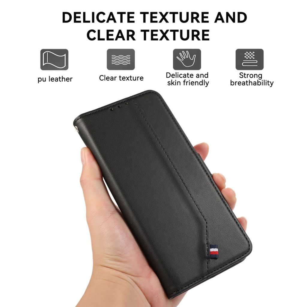 Xiaomi Poco C85x 5G/Redmi A7 Pro Plånboksfodral RFID-blockerande - Svart