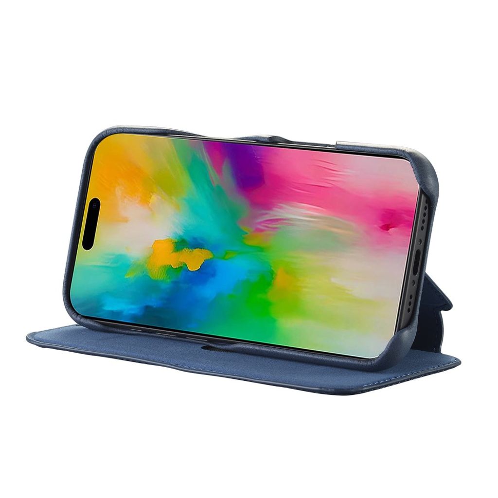 LC.IMEEKE iPhone 16 Pro Etui med Stativ - Blå