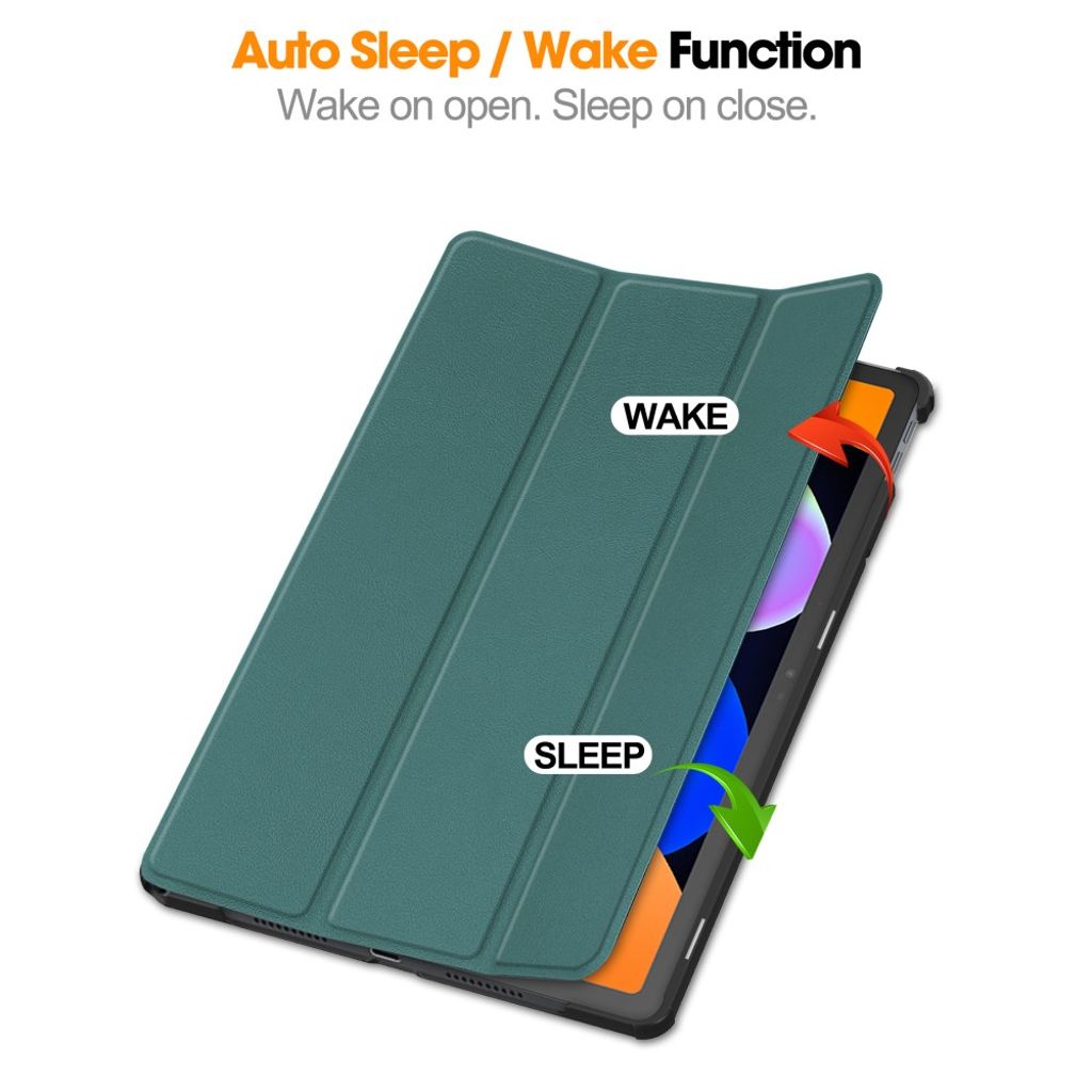 Lenovo Tab K11 Gen 2/Idea Tab/Xiaoxin Pad 11 2025 Tri-fold etui - Grønn