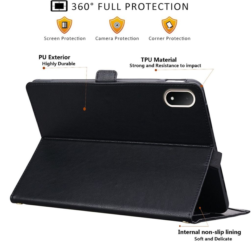 Flip Cover til OnePlus Pad 4/3/3 Pro/2 Pro/Oppo Pad 4 Pro/5 Pro - Sort