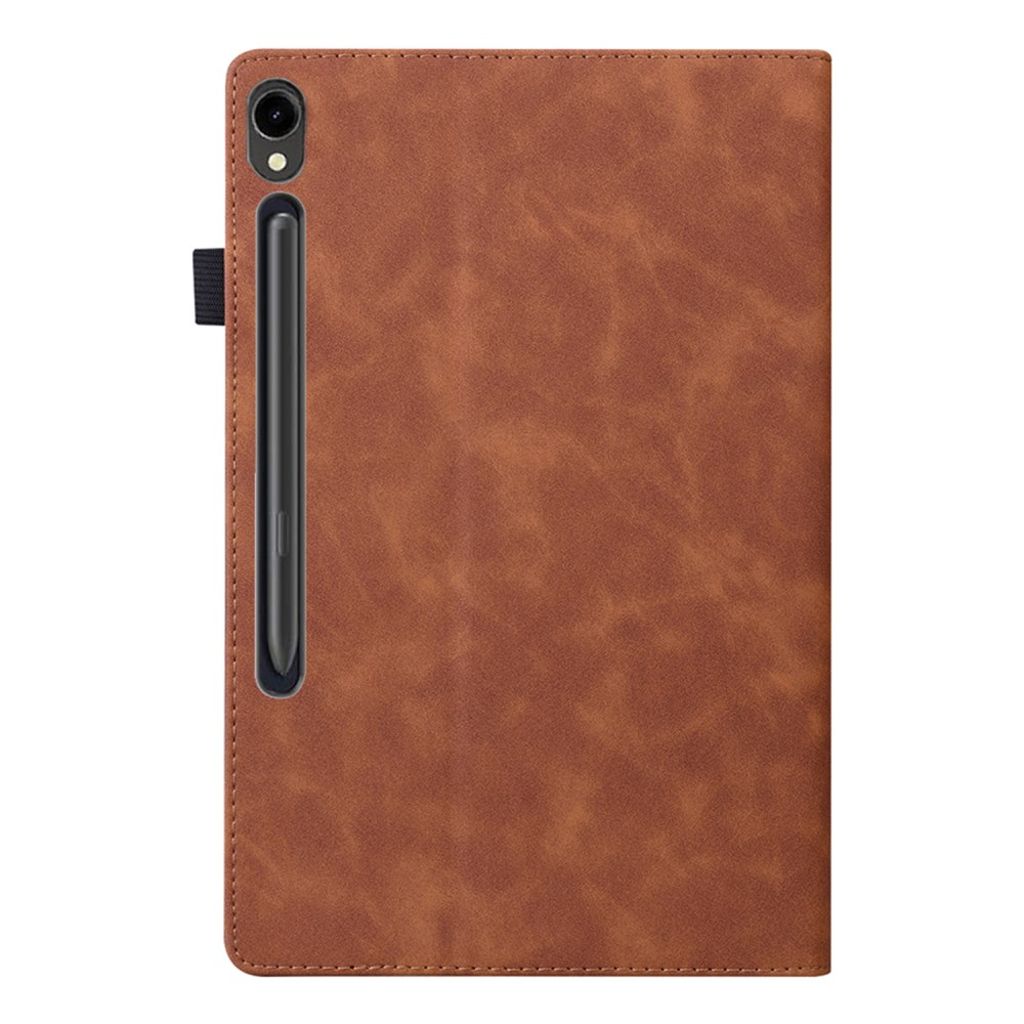 Samsung Galaxy Tab S10 FE Plus Cover with Card Slot - Brown