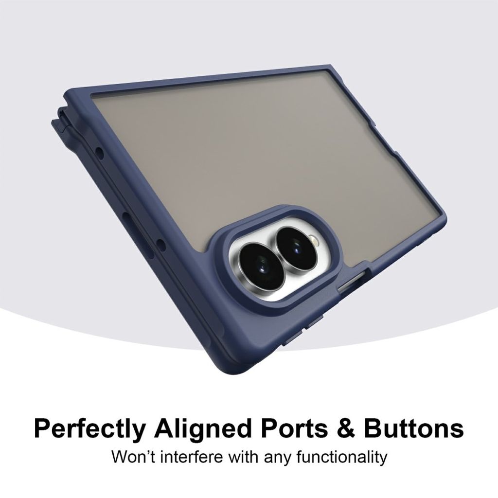 Samsung Galaxy Z Fold8 Matteret Cover - Blå