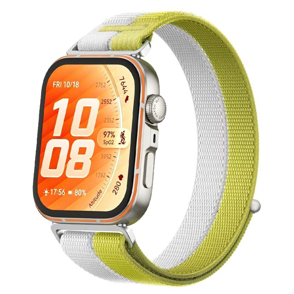 Huawei Watch Fit 5 Pro/5/4 Pro/4/3 Urrem Nylon – Gul