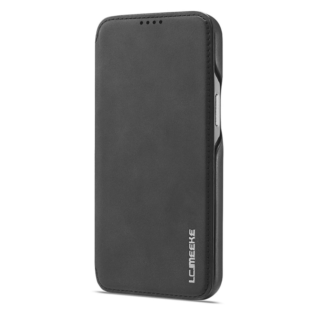 LC.IMEEKE iPhone 15 Pro Max Kotelo Jalusta - Musta