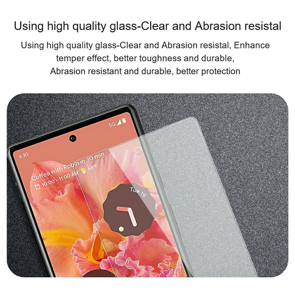 Google Pixel 11/11 Pro Skjermbeskytter Aluminium-silikon - Gjennomsiktig