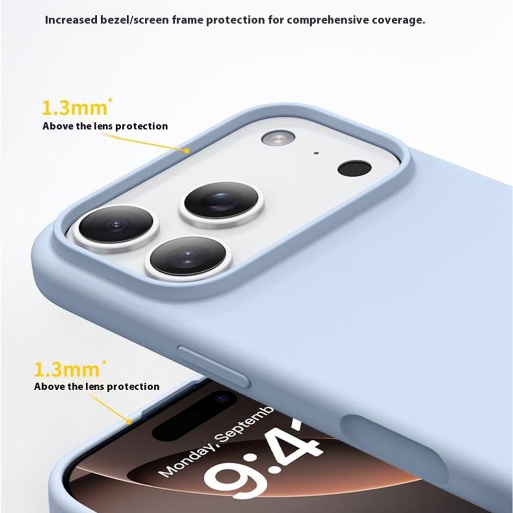 iPhone 18 Pro Max/17 Pro Max Deksel Ultra Tynn Silikon/Plast - Svart