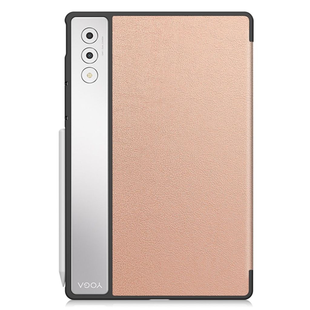 Lenovo Yoga Tab Plus Kotelo, jalusta - ruusukulta