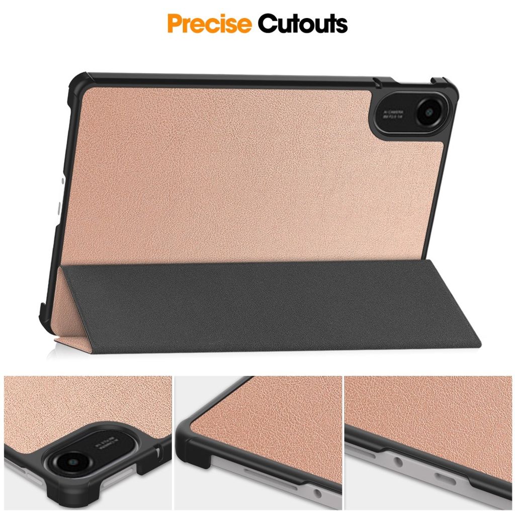 Xiaomi Redmi Pad 2 Cover with Stand - Rose Gold